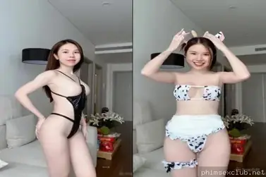 Dan Phuong yang cantik memamerkan sosoknya yang ekstrim untuk saling bercinta di puncak